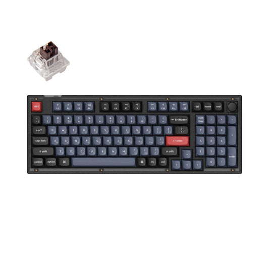 Keychron V5 QMK Custom Mechanical Keyboard Russian Layout