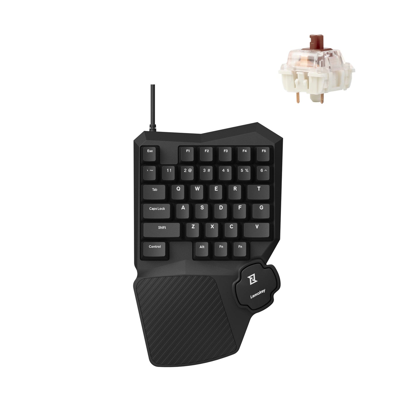 Lemokey X0 QMK Wired Mechanical Gaming Keypad