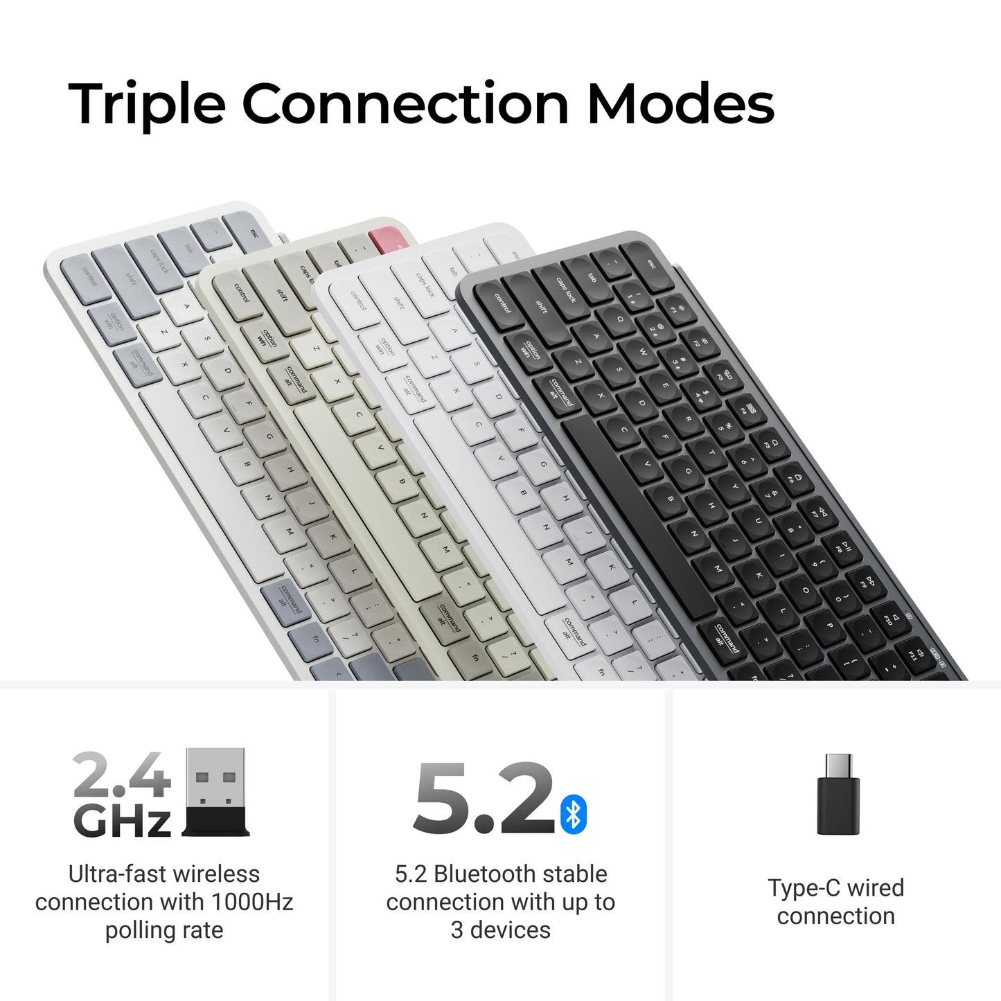 Keychron B1 Pro Ultra-Slim Wireless Keyboard