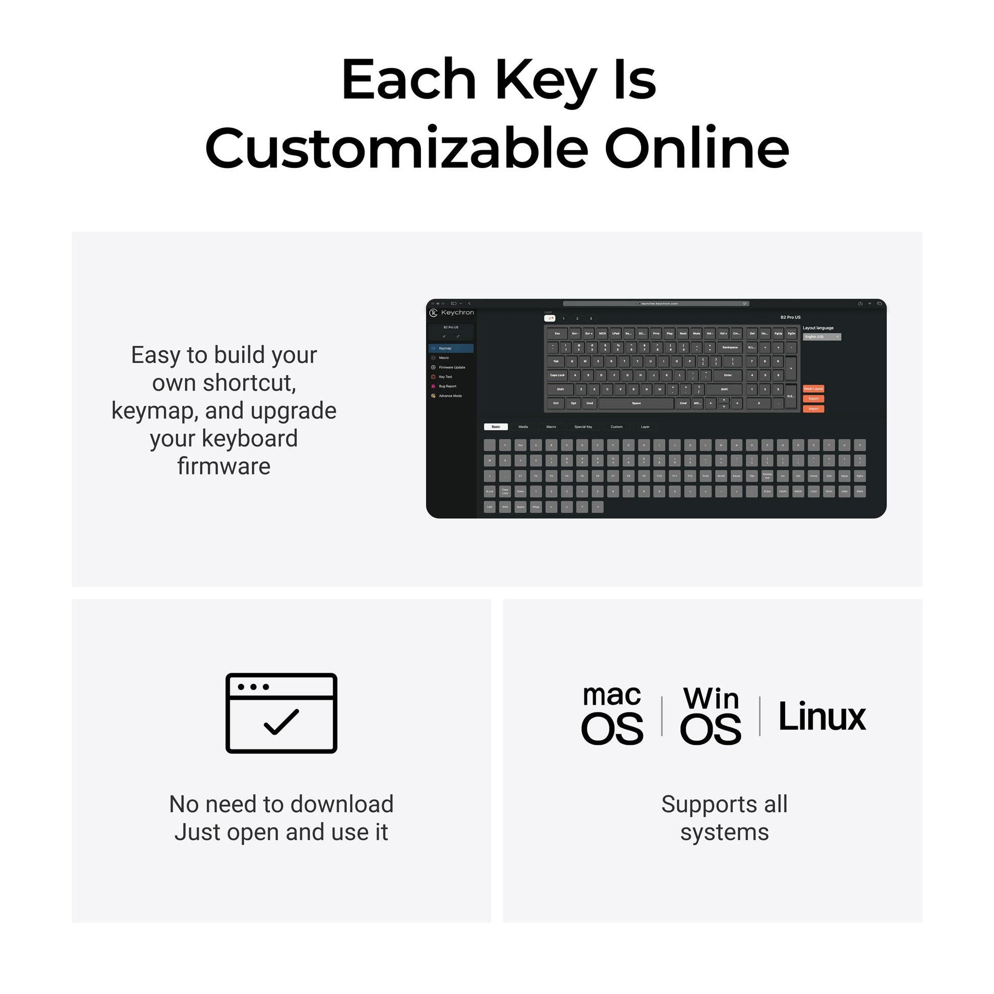 Keychron B2 Pro Ultra-Slim Wireless Keyboard