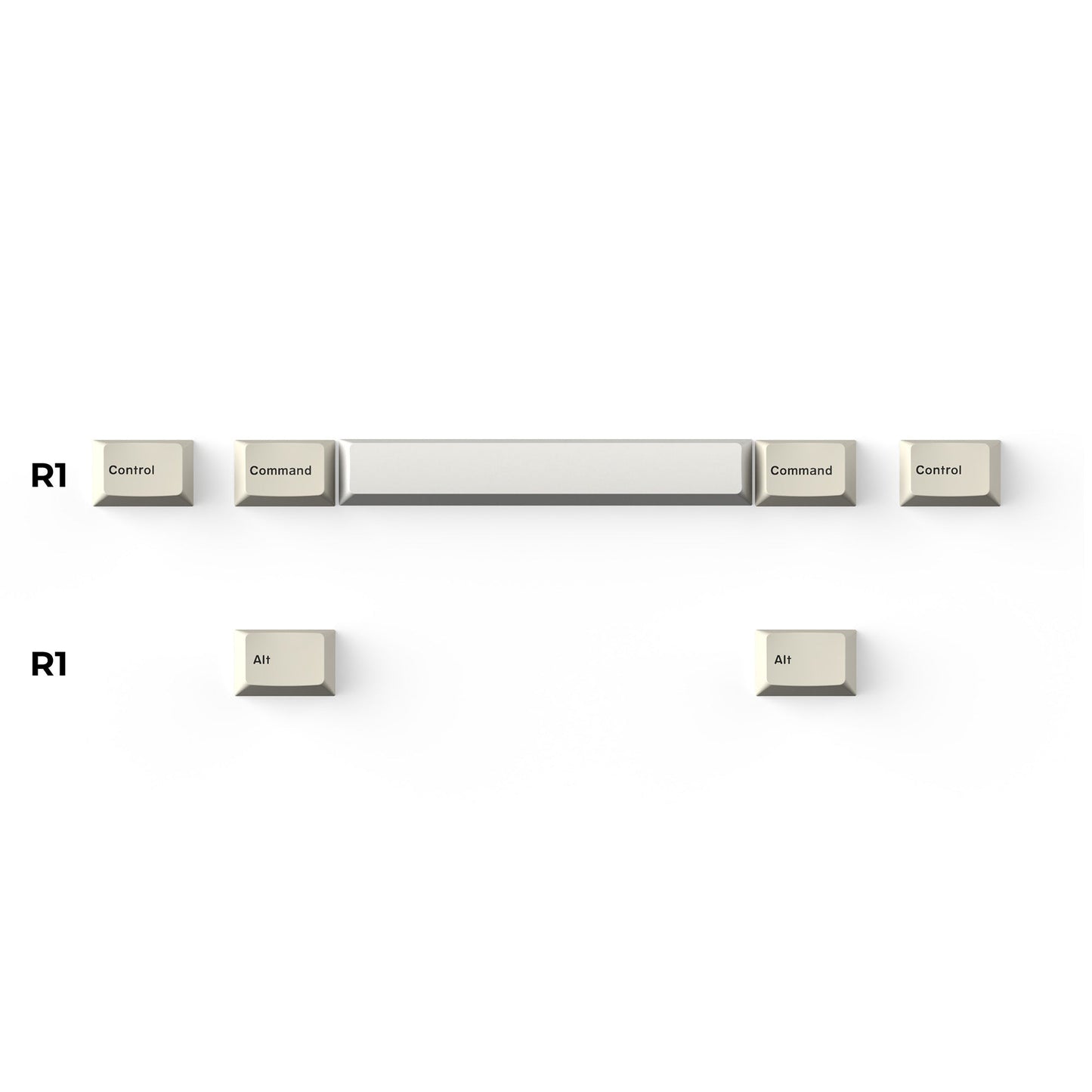 Cherry Profile Double - Shot PBT Full Set Keycaps - Camel
