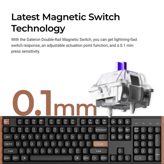 Keychron K10 HE Wireless Magnetic Switch Custom Keyboard