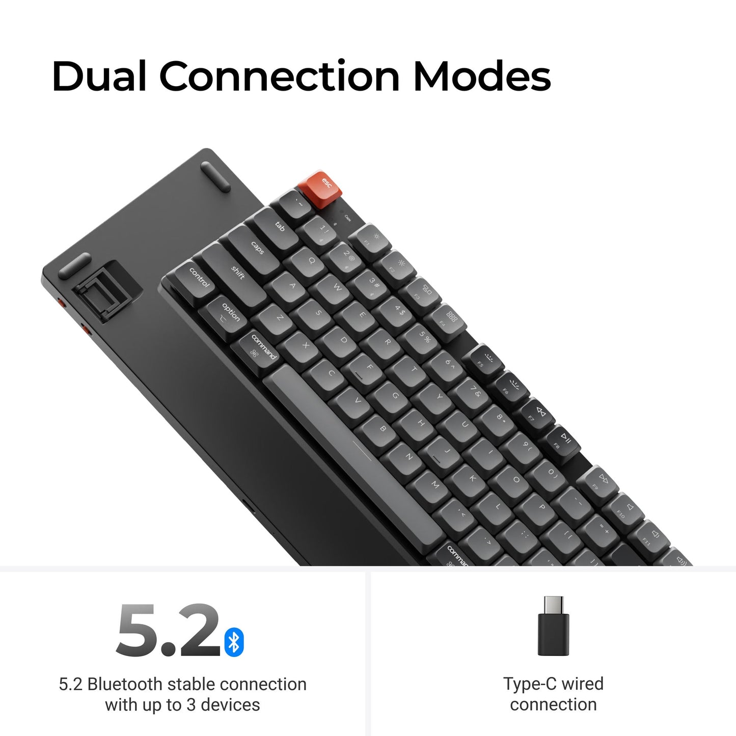 Keychron K1 QMK Wireless Mechanical Keyboard (Version 6)