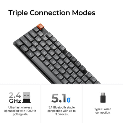 Keychron K5 Max QMK/VIA Wireless Custom Mechanical Keyboard