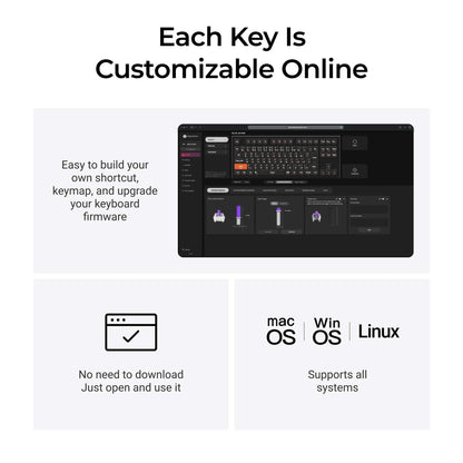 Keychron K8 HE Wireless Magnetic Switch Custom Keyboard (Japan JIS Layout)