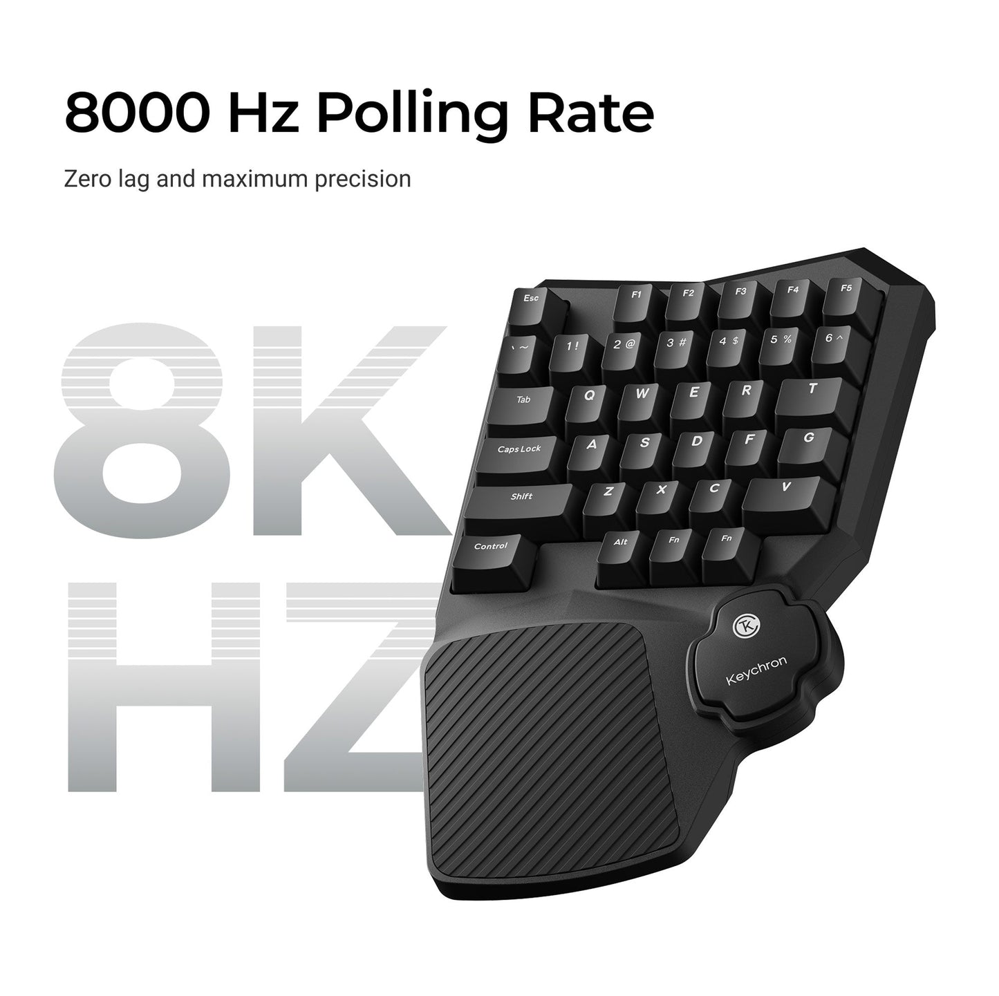 Keychron C0 HE One Handed Magnetic Switch Gaming Keyboard