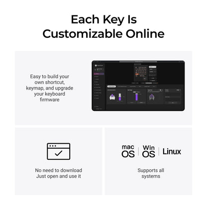 Keychron C0 HE One Handed Magnetic Switch Gaming Keyboard