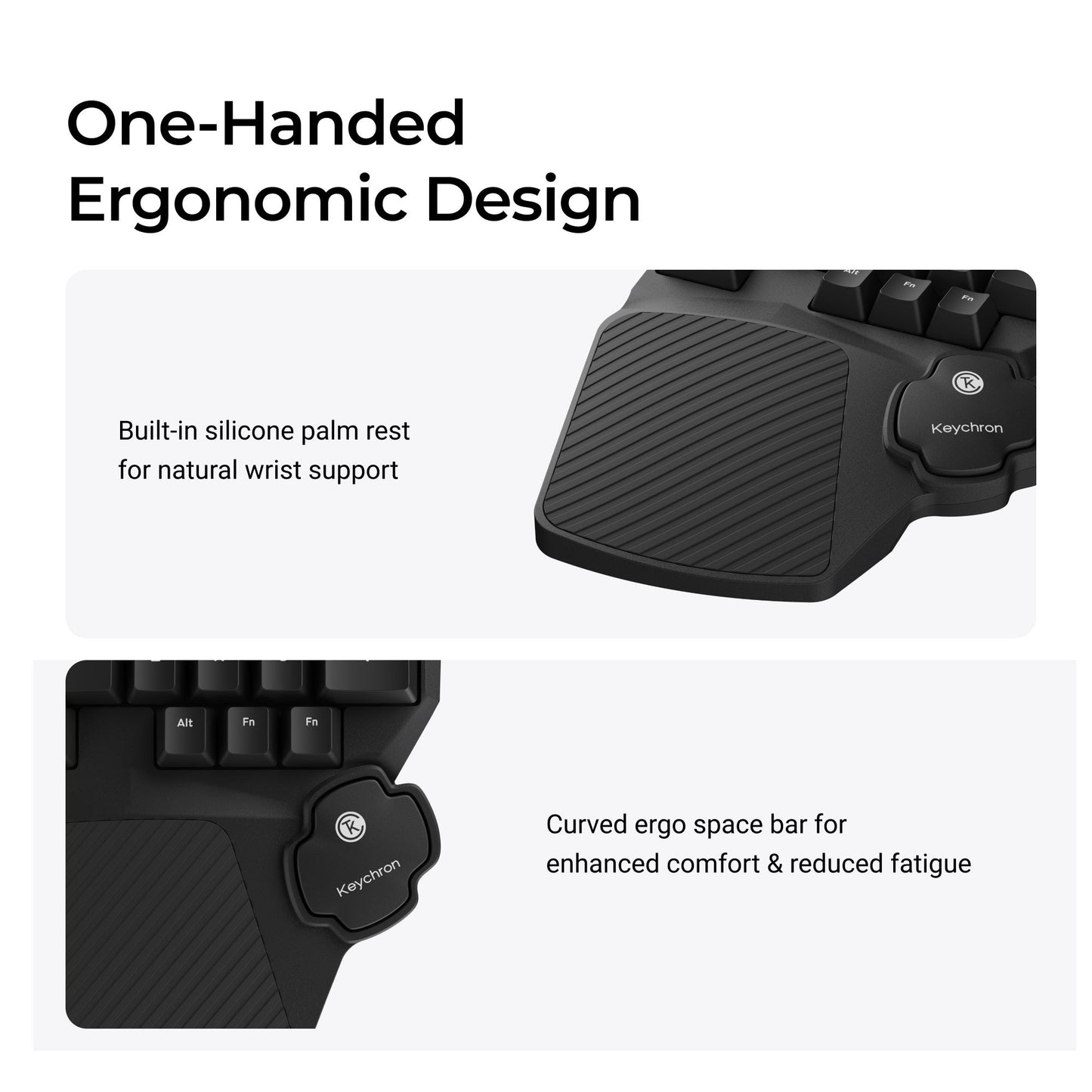 Keychron C0 HE One Handed Magnetic Switch Gaming Keyboard