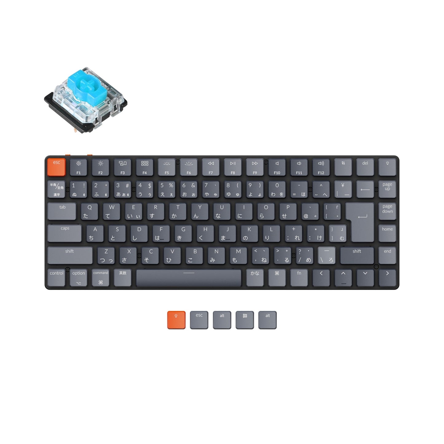 Keychron K3 Ultra-slim Wireless Mechanical Keyboard (Japan JIS Layout) - Version 2