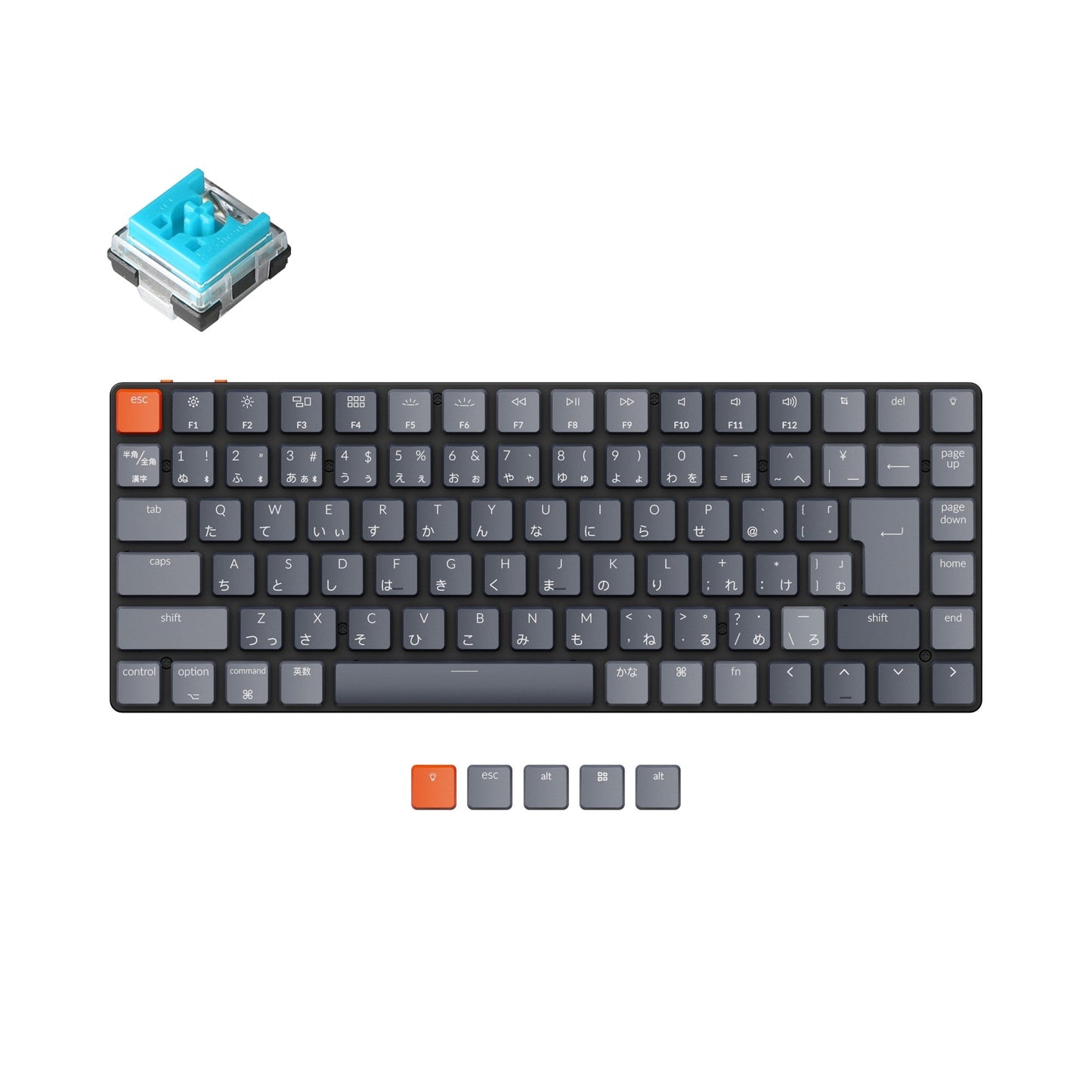 Keychron K3 Ultra-slim Wireless Mechanical Keyboard (Japan JIS Layout) - Version 2
