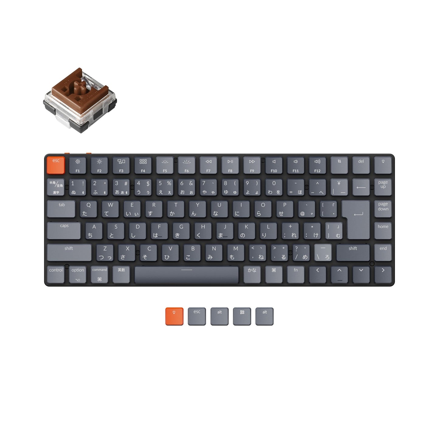 Keychron K3 Ultra-slim Wireless Mechanical Keyboard (Japan JIS Layout) - Version 2