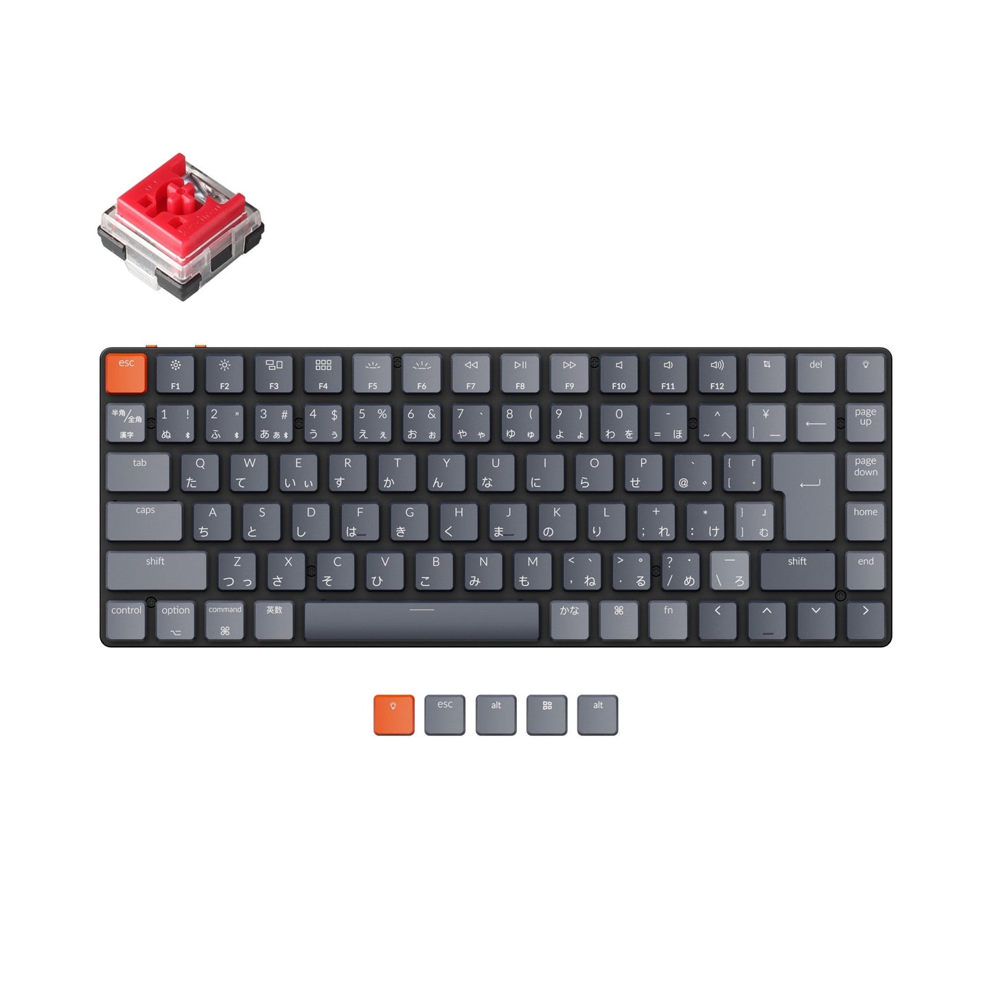 Keychron K3 Ultra-slim Wireless Mechanical Keyboard (Japan JIS Layout) - Version 2