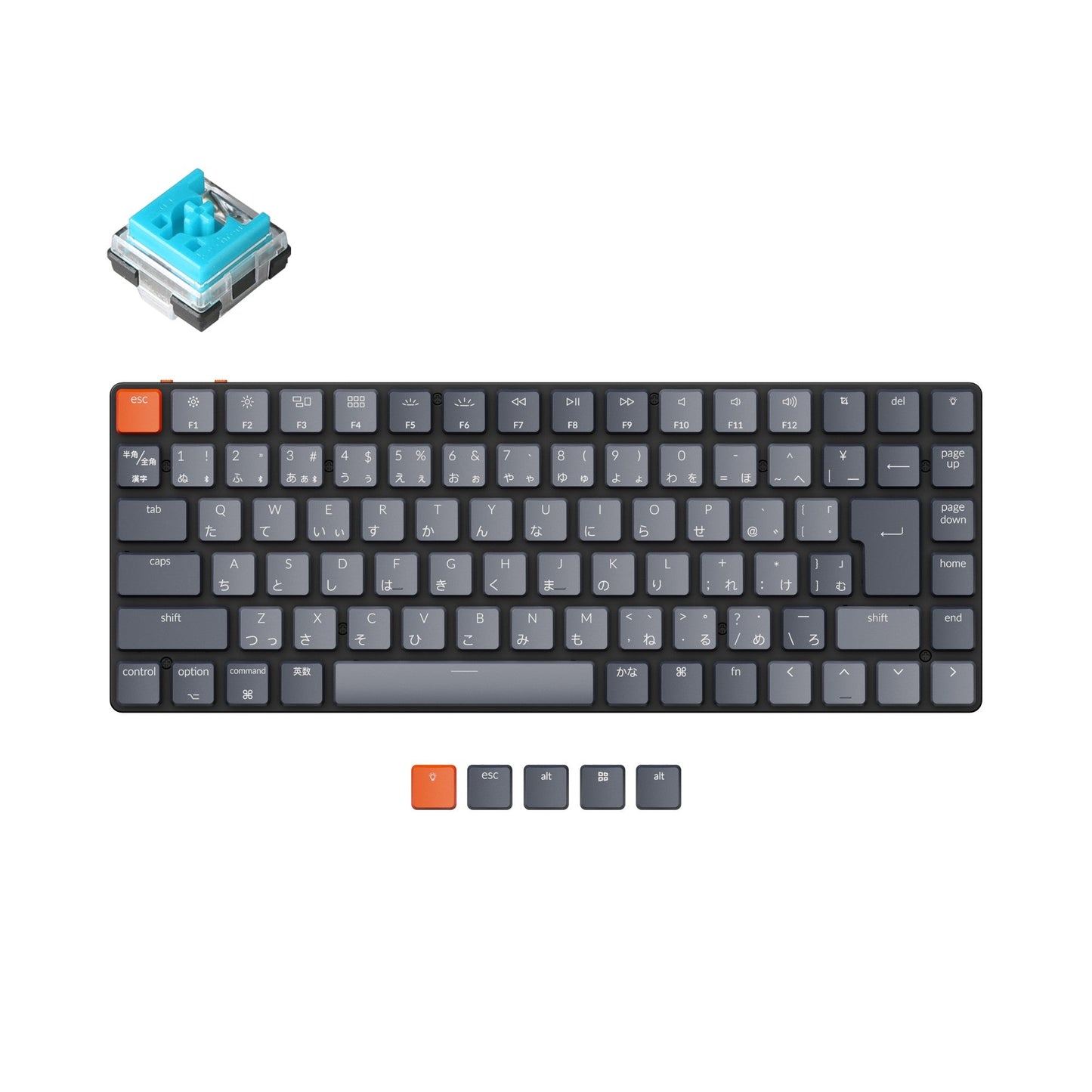 Keychron K3 Ultra-slim Wireless Mechanical Keyboard (Japan JIS Layout) - Version 2