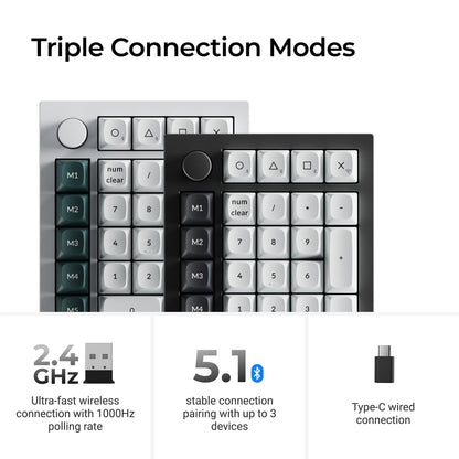 Keychron Q0 HE QMK Wireless Custom Number Pad