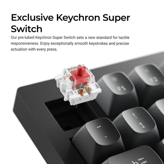 Keychron V1 8K QMK Wired Custom Mechanical Keyboard