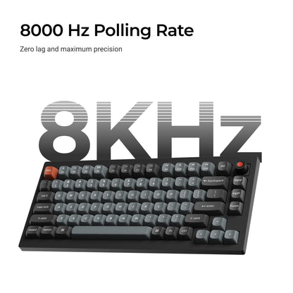 Keychron V1 8K QMK Wired Custom Mechanical Keyboard