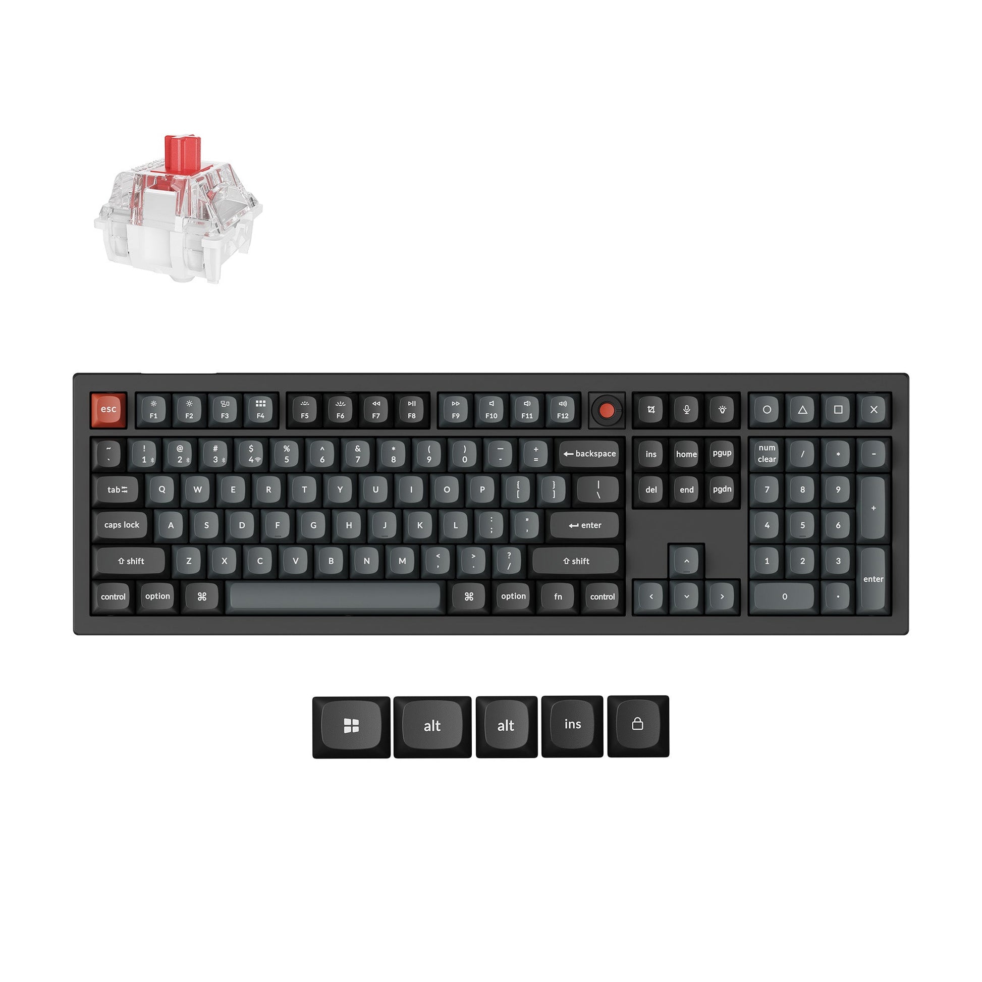 Keychron V6 8K QMK Wired Custom Mechanical Keyboard