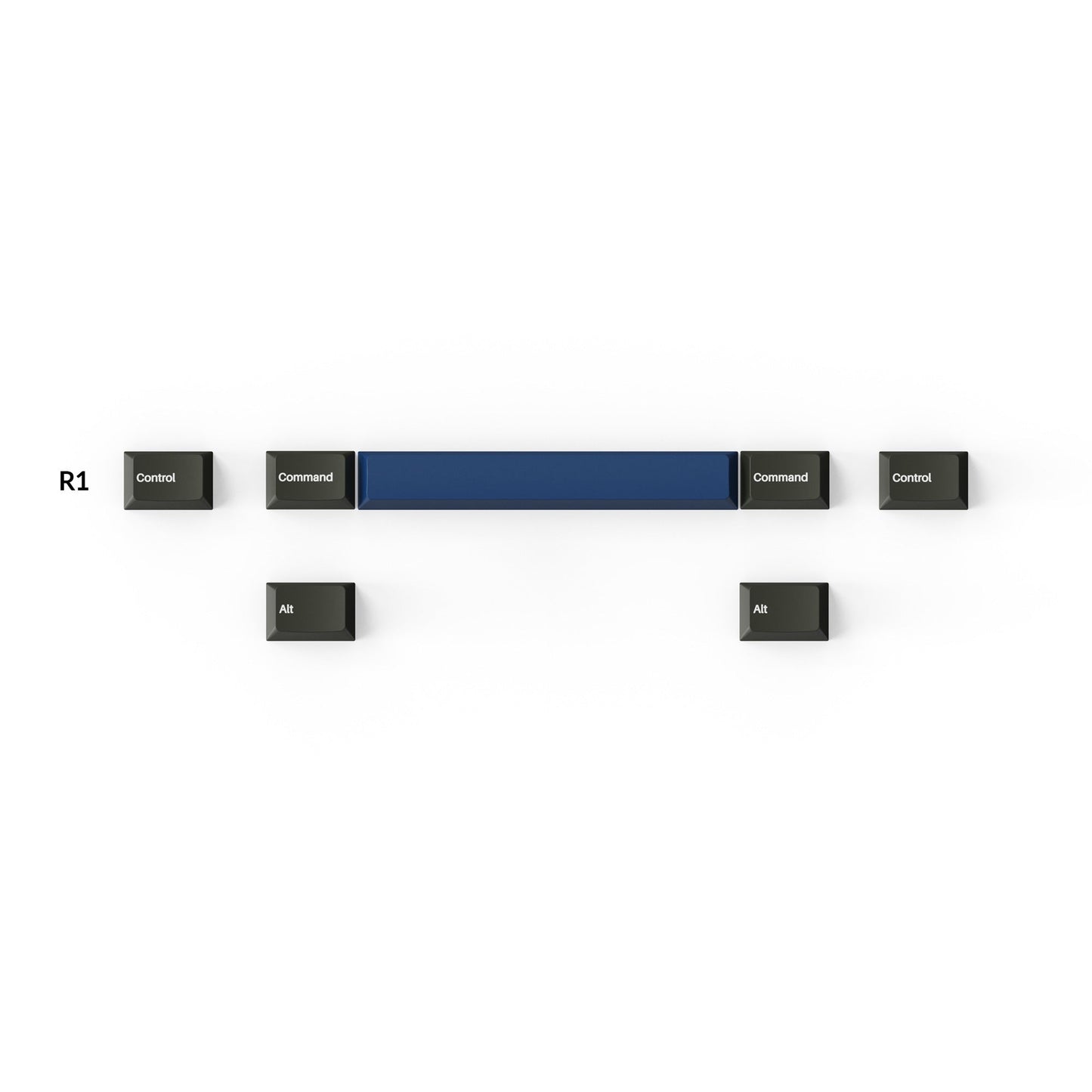 Cherry Profile Double - Shot PBT Full Set Keycaps - Royal