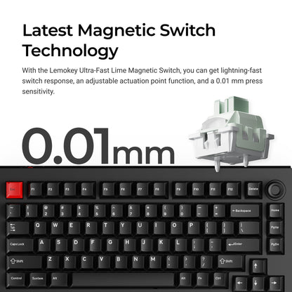 Lemokey L5 HE Magnetic Switch Custom Gaming Keyboard