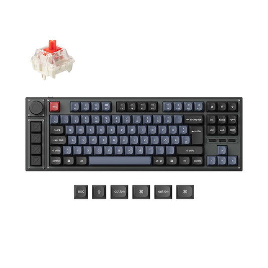 Lemokey L3 QMK/VIA Wireless Custom Mechanical Keyboard ISO Layout Collection
