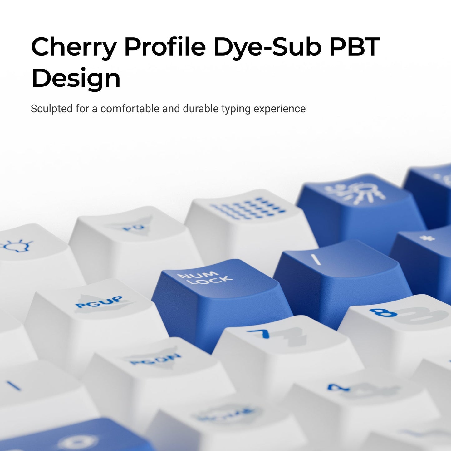 Blue Planet - Cherry Profile Dye-Sub PBT Full Keycap Set