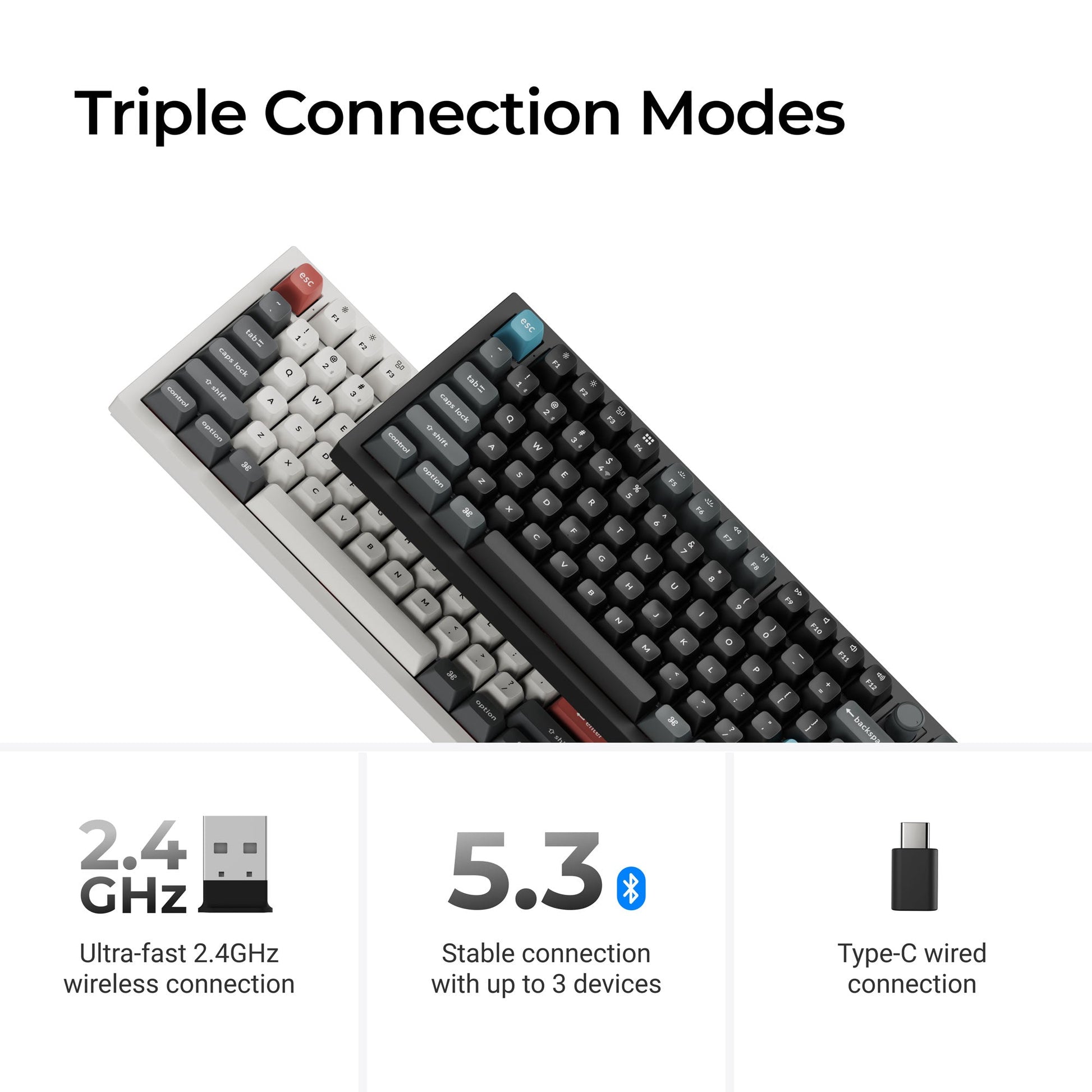 Keychron Q3 Ultra 8K Wireless Custom Mechanical Keyboard