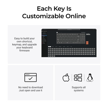 Keychron Q3 Max QMK/VIA Wireless Custom Mechanical Keyboard