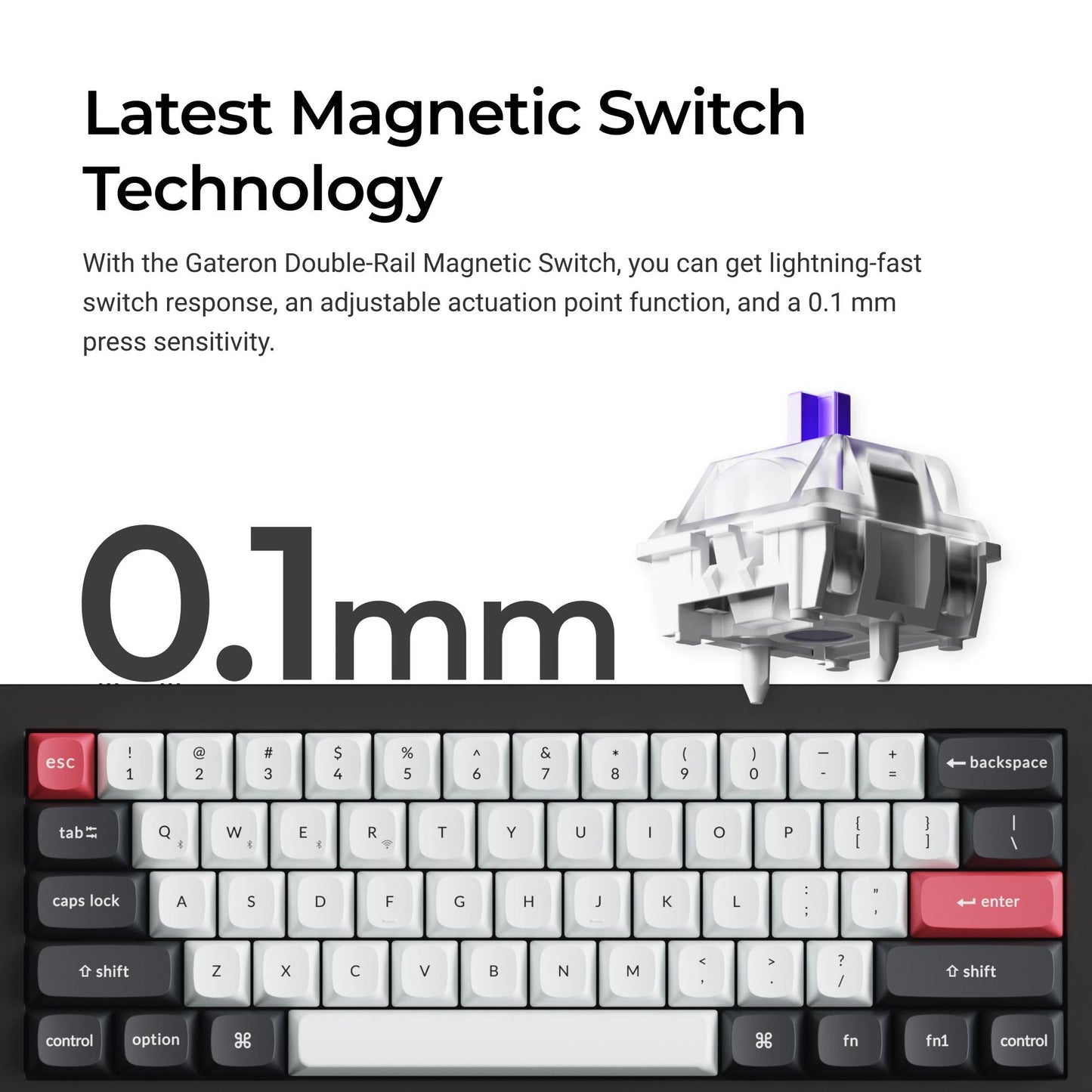 Keychron Q4 HE QMK Wireless Custom Keyboard