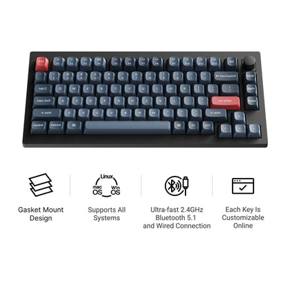 Keychron V1 Max QMK/VIA Wireless Custom Mechanical Keyboard