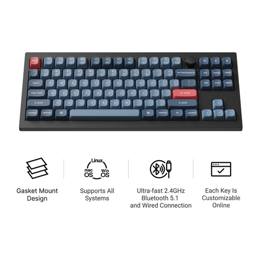 Keychron V3 Max QMK/VIA Wireless Custom Mechanical Keyboard