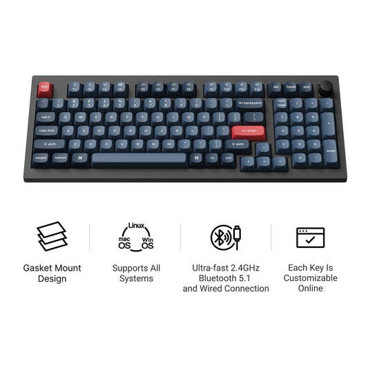Keychron V5 Max QMK/VIA Wireless Custom Mechanical Keyboard