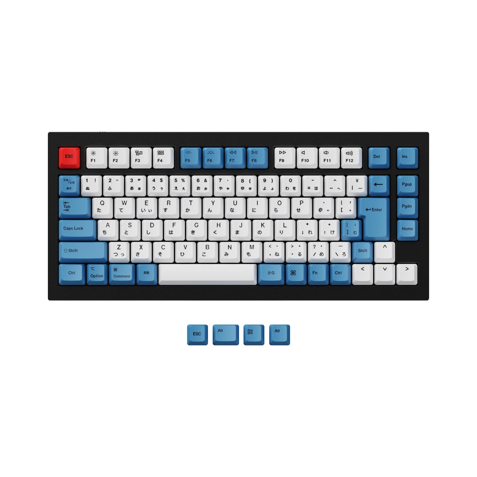 JIS Q1 OEM Dye-Sub PBT Keycap Set
